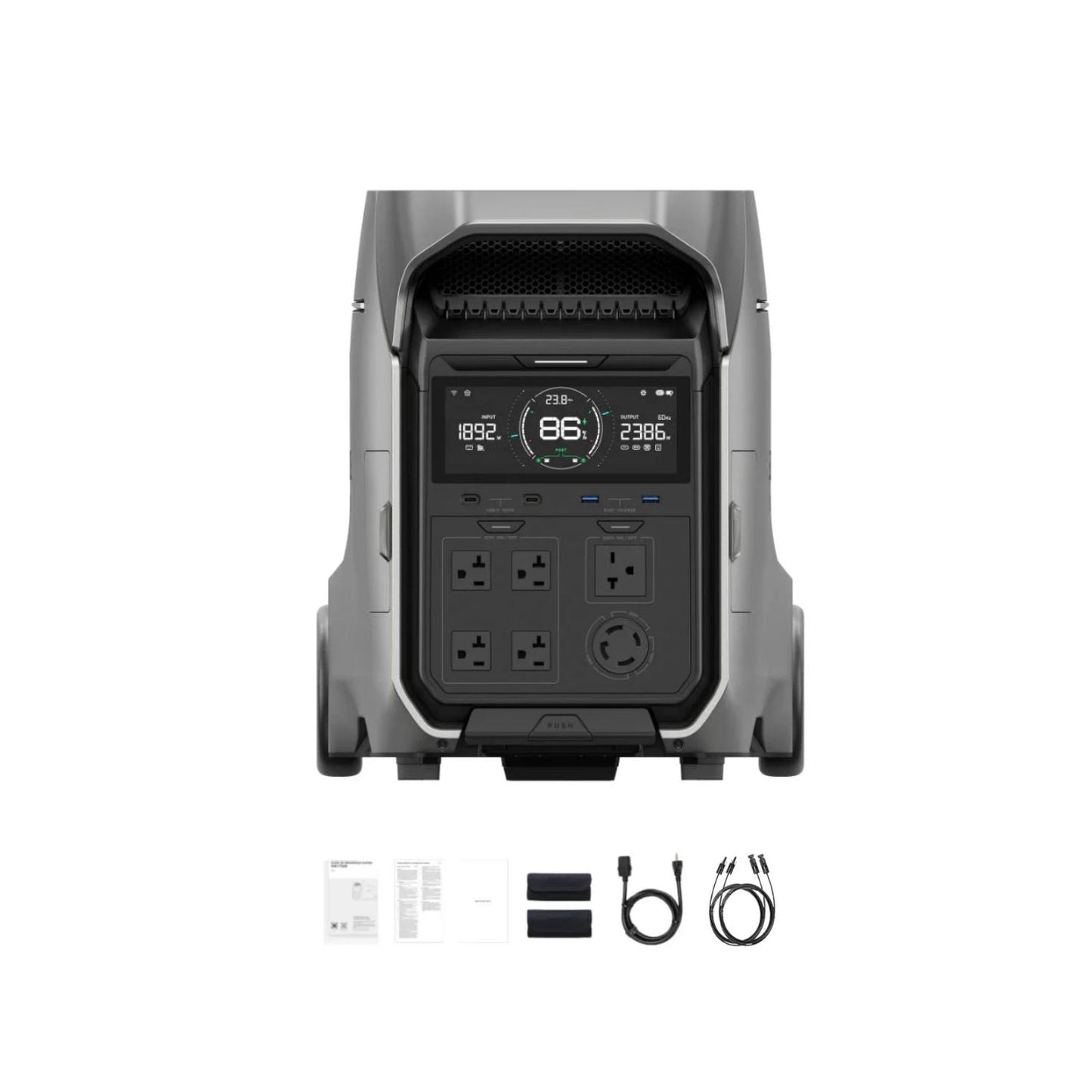 EcoFlow DELTA Pro 3 Portable Solar Kit | 4096Wh | 4000W | 2600W Solar Input