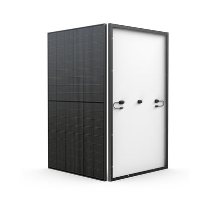 EcoFlow 400W Rigid Panel Front And Rear View