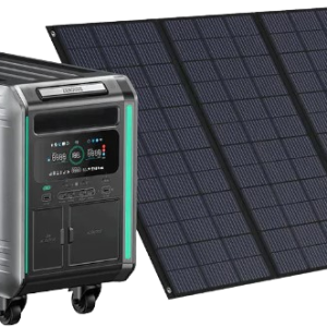 Zendure V4600 SuperBase Power Station 120/240 Dual Voltage 4608Wh With 200W Solar Panels New