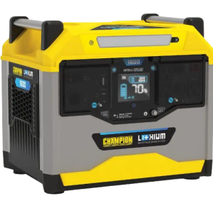 Champion 100594 1600/3200-Watt Portable Lithium-Ion Battery Solar Generator New