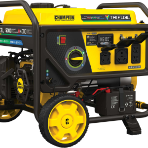 Champion 201223 4000W/5000W Generator Tri-Fuel Gas Propane Natural Gas CO Shield Electric Start New