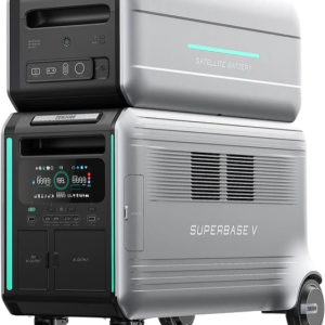 Zendure SuperBase V6400 Power Station with Satellite Battery 6,438Wh and 400W Solar Panel New