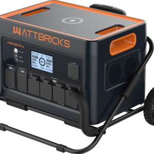 WattBricks H2500Pro Portable Power Station Solar Generator 2500W 2048Wh New