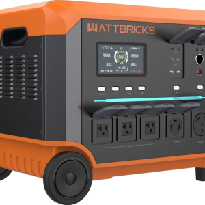 WattBricks WF3600 Portable Power Station Solar Generator 3600W 3060Wh New