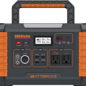 WattBricks MP500 Portable Power Station Solar Generator 500W 519Wh New