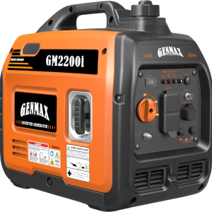 GENMAX GM2200i 20 Amp 1800W/2200W Gas Inverter Generator with CO Detect Parallel Ready New