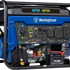 Westinghouse WGen5300DFc Generator 5300W/6600W 30 Amp Remote Start Dual Fuel with CO Sensor New