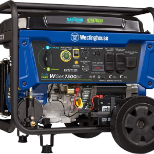 Westinghouse WGen7500DF Generator 7500W/9500W 30 Amp Remote Start Dual Fuel New
