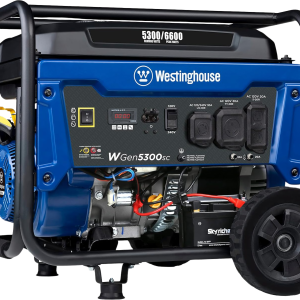 Westinghouse WGen5300sc Generator 5300W/6600W 30 Amp Electric Start Gas with CO Sensor New