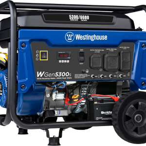Westinghouse WGen5300s Generator 5300W/6600W 30 Amp Electric Start Gas New