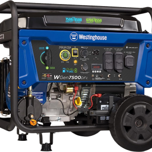 Westinghouse WGen7500DFc Generator 7500W/9500W 30 Amp Remote Start Dual Fuel with CO Sensor New