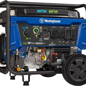 Westinghouse WGen9500DF Generator 9500W/12500W 50 Amp Remote Start Dual Fuel New