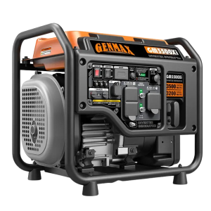 GENMAX GM3500Xi 30 Amp 3200W/3500W Recoil Start Gas Open Frame Inverter Generator with CO Detect New