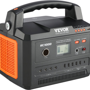 Vevor 999Wh/1000W Portable Power Station Solar Generator New