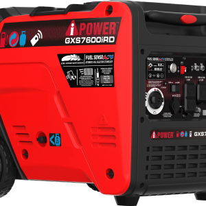A-iPower GXS7600iRD 6100W/7600W Generator Dual Fuel Gas Propane Low THD Inverter CO Alert New