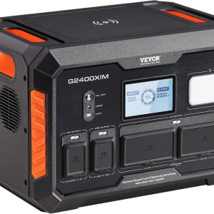 Vevor 1843Wh/2400W Portable Power Station Solar Generator New