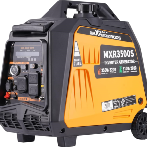 Maxpeedingrods MXR3500-DC-CA Dual Fuel Inverter Generator 3200W/3500W RV and Parallel Ready with CO Alert and Electric Start New Canada Only