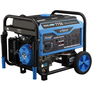 Pulsar PG7750B 6250W/7750W Dual Fuel Electric Start Portable Generator New
