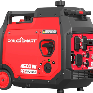 Powersmart PS5045CE Inverter Generator 3600W/4500W Low THD Parallel and RV Ready with CO Detect 4 Stroke Gas Electric Start New