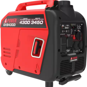 A-iPower GXS4300i 3450W/4300W Generator Gas Low THD Inverter CO Alert New