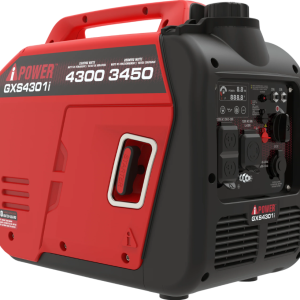 A-iPower GXS4301i 3450W/4300W Generator Gas Low THD Inverter CO Alert New