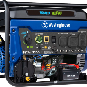 Westinghouse WGen5300DF Generator 5300W/6600W 30 Amp Remote Start Dual Fuel New