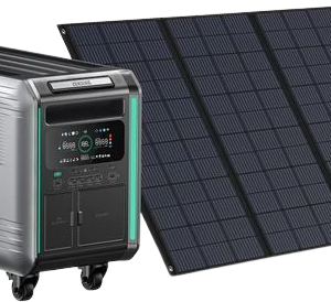 Zendure V4600 SuperBase Power Station 120/240 Dual Voltage 4608Wh With 400W Solar Panel New