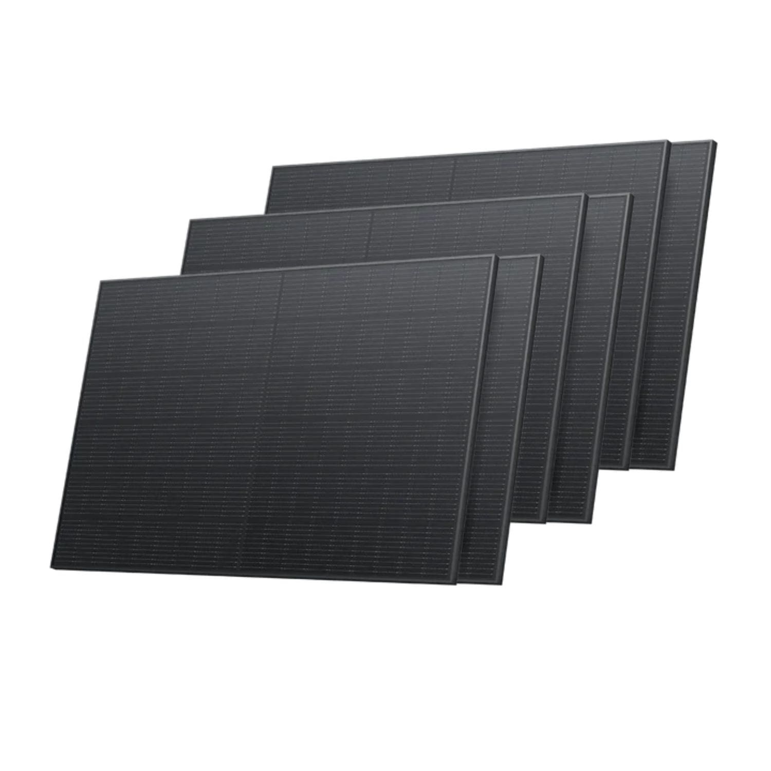 3 Pairs Of EcoFlow 400 Watt Rigid Solar Panels