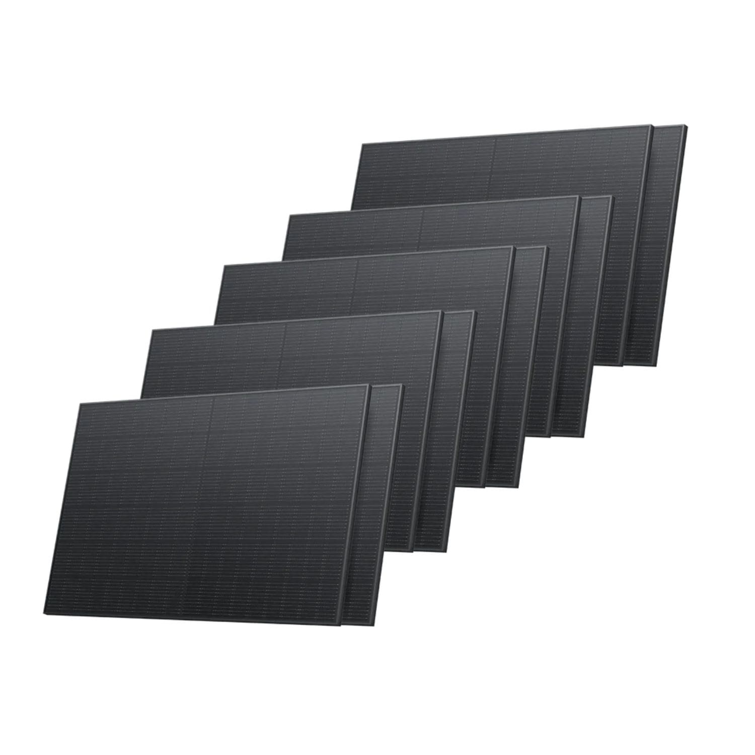 5 Pairs Of EcoFlow 400 Watt Rigid Solar Panels