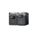 EcoFlow DELTA 2 + DELTA Max Smart Extra Battery Side View