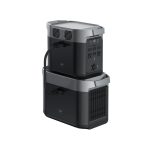 EcoFlow DELTA 2 + DELTA Max Smart Extra Battery Stacked Rear View