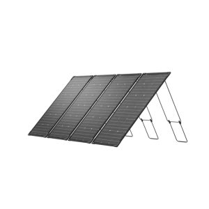 EcoFlow 125W Bifacial Modular Solar Panel 4-piece kit left view