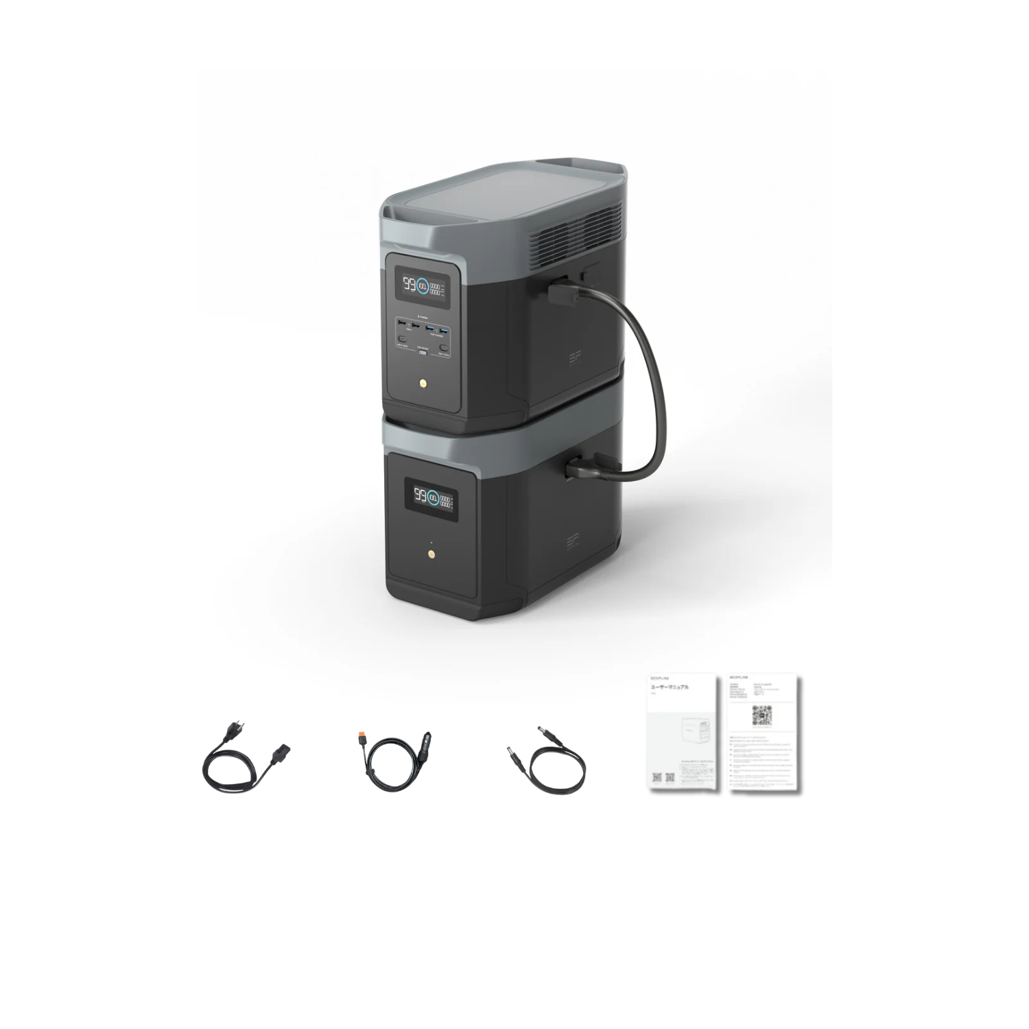 EcoFlow DELTA 2 Max Portable Power Station + 1 x DELTA 2 Max Smart Extra Battery Inclusions