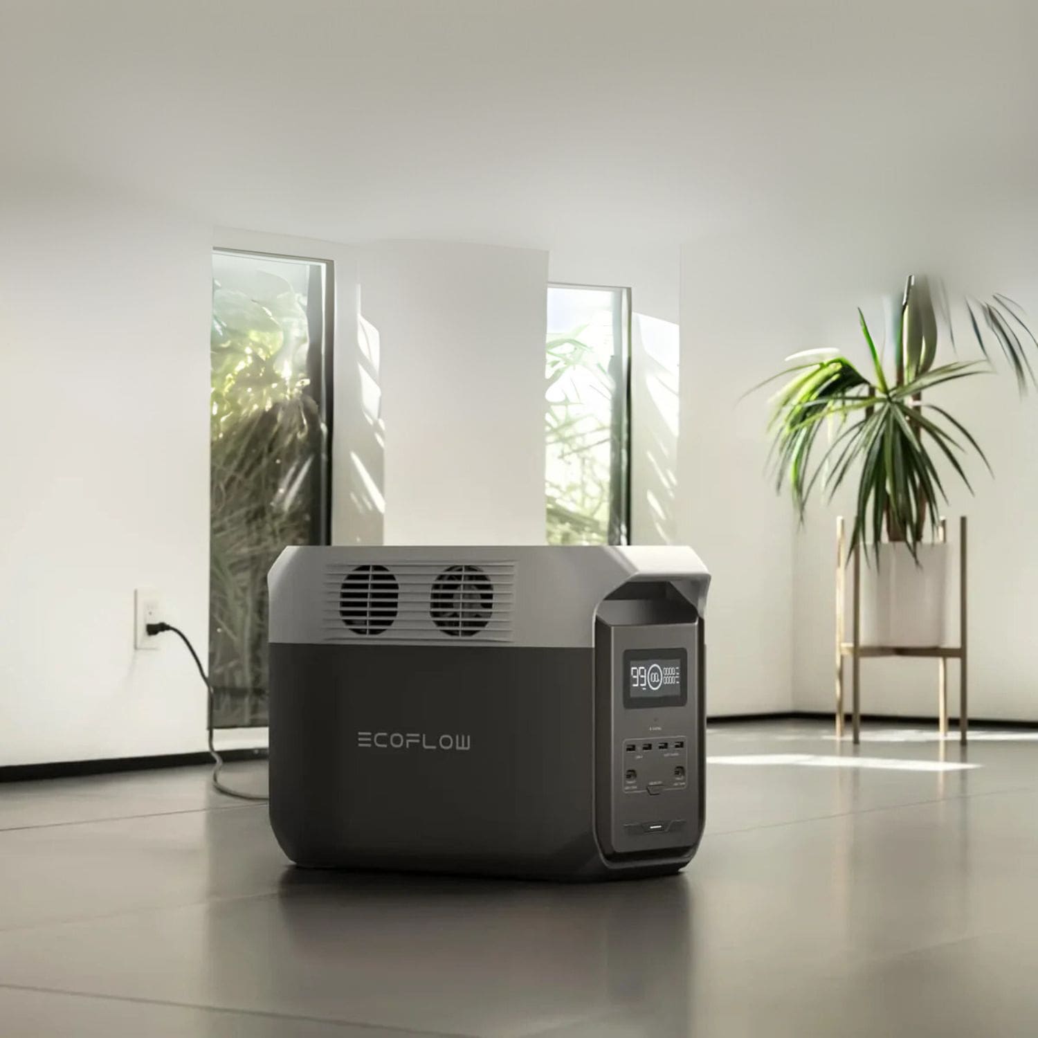 EcoFlow DELTA 3 1500 Portable Power Station charging