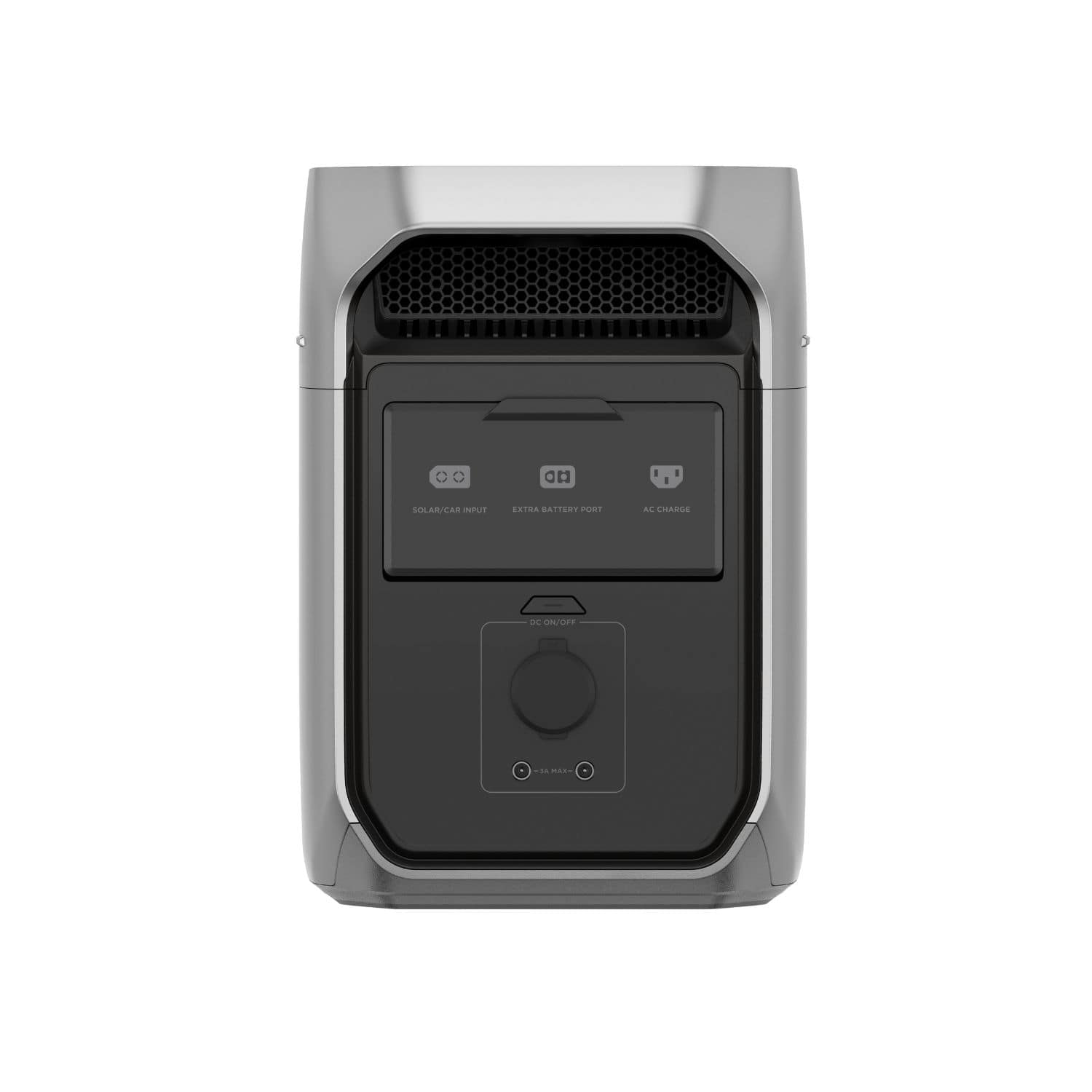 EcoFlow DELTA 3 Plus Portable Power Station Back View