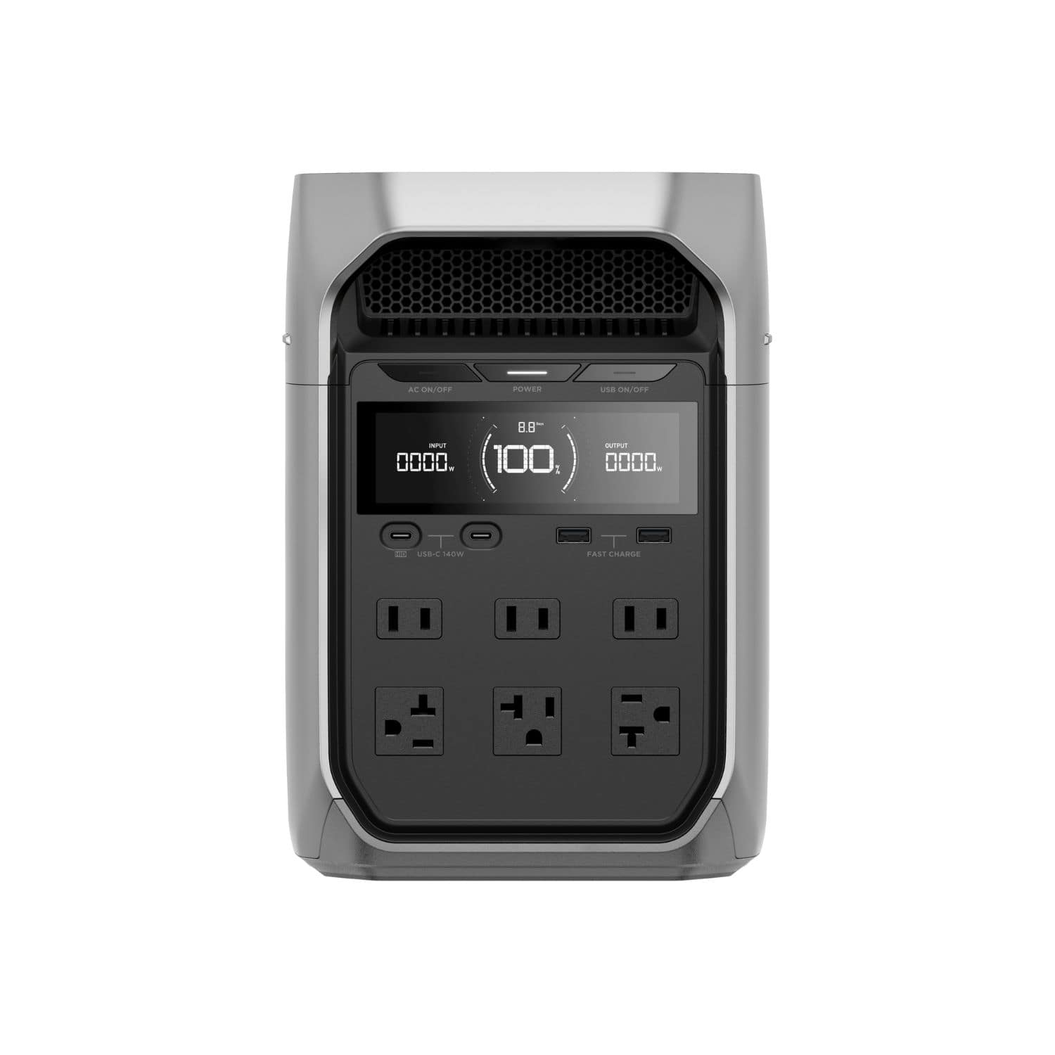 EcoFlow DELTA 3 Plus Portable Power Station Front View