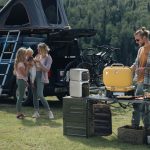EcoFlow DELTA 3 Plus Portable Power Station Running A Grill On A Camping Trip