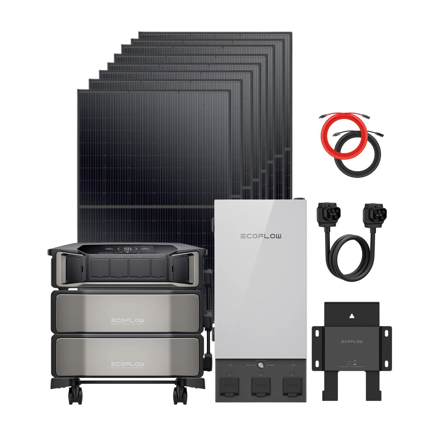 EcoFlow DELTA Pro Ultra With Solar Panels And Two Batteries