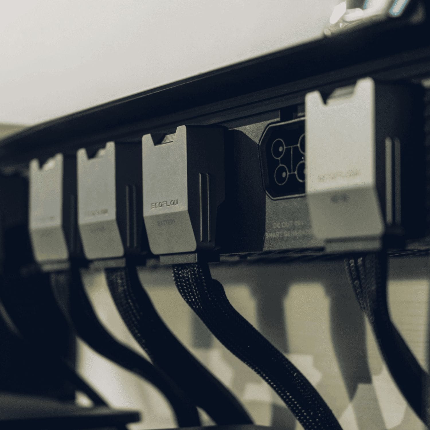 EcoFlow Power Kits 5kVA 48V Power System Close up ports