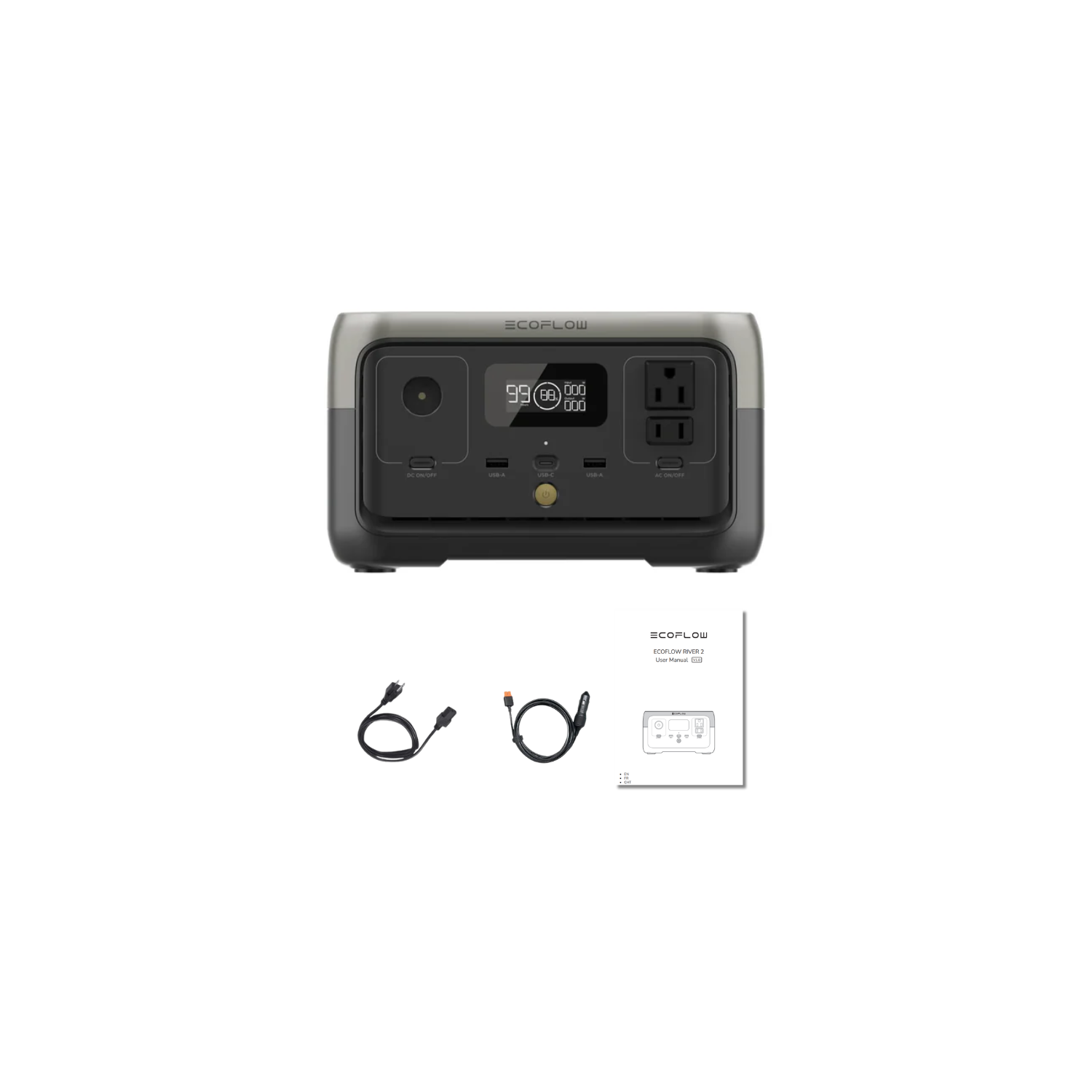 EcoFlow RIVER 2 Portable Power Station Inclusions