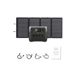 EcoFlow RIVER 2 Pro Portable Power Station + 1 x 220W Bifacial Portable Solar Panel Inclusions