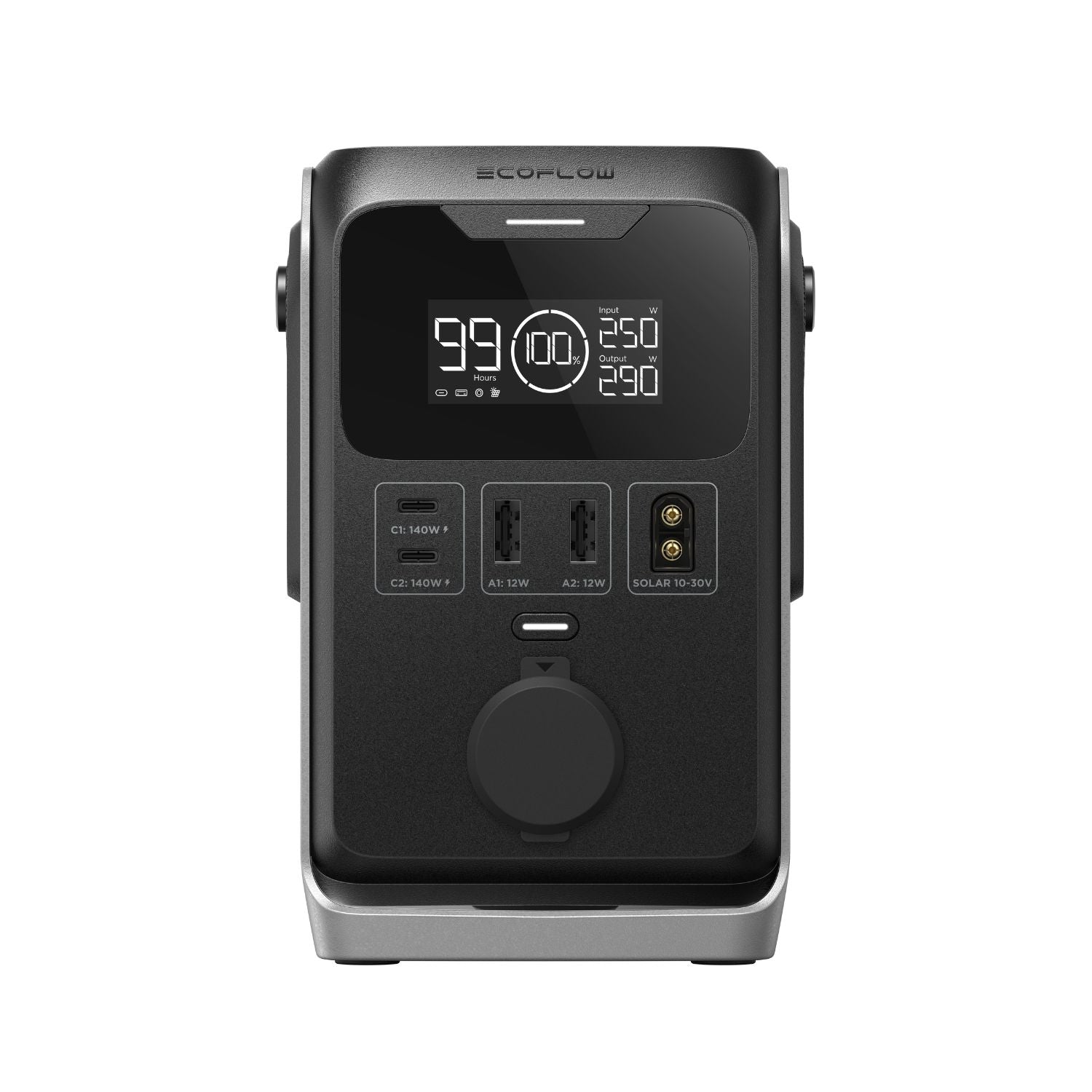 EcoFlow TRAIL 300DC Portable Power Station with digital display