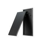 EcoFlow 100W Rigid Solar Panel Front and Rear View