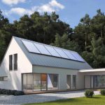 EcoFlow 400W Rigid Solar Panels On The Roof Of A Home