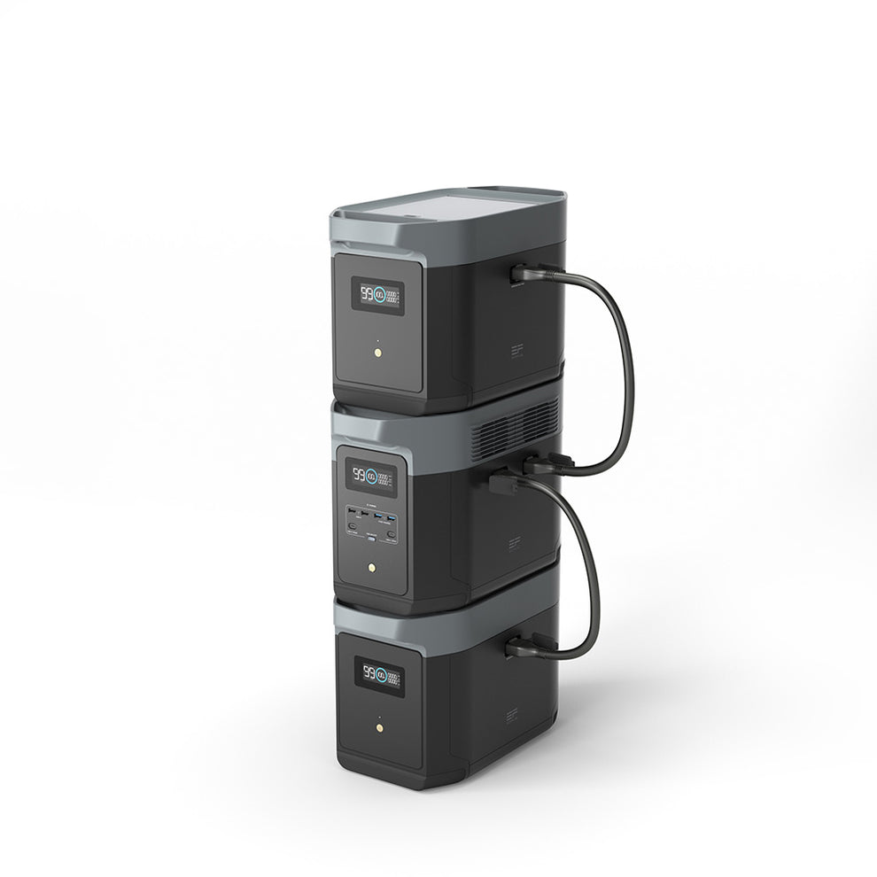 EcoFlow DELTA 2 Max With 2 Smart Extra Batteries