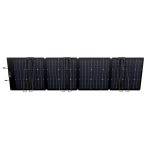 EcoFlow NextGen 220W Bifacial Portable Solar Panel Rear View With Stands